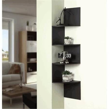 4D Concepts 4D Concepts 99900 Hanging Corner Storage - Black 99900